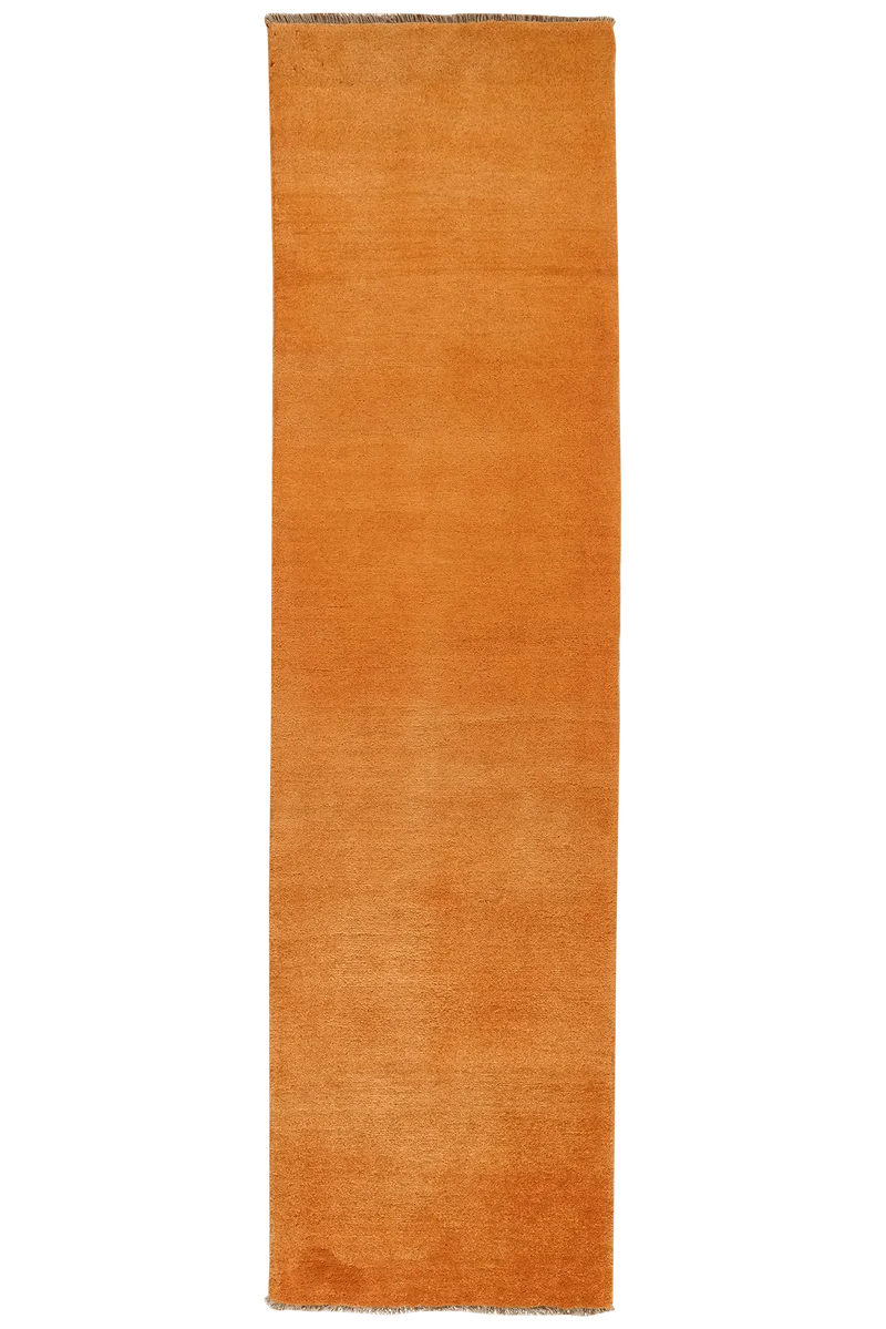Gabbeh · Handgeknüpft – Gelb, 295x79 cm