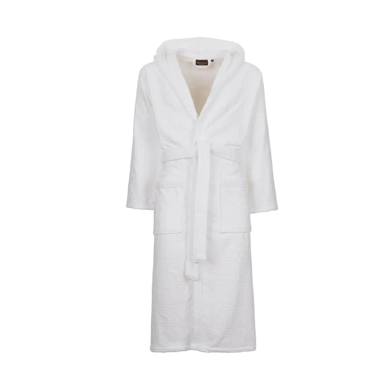 Accappatoio con Cappuccio in Spugna Overlogo Trussardi Moderno