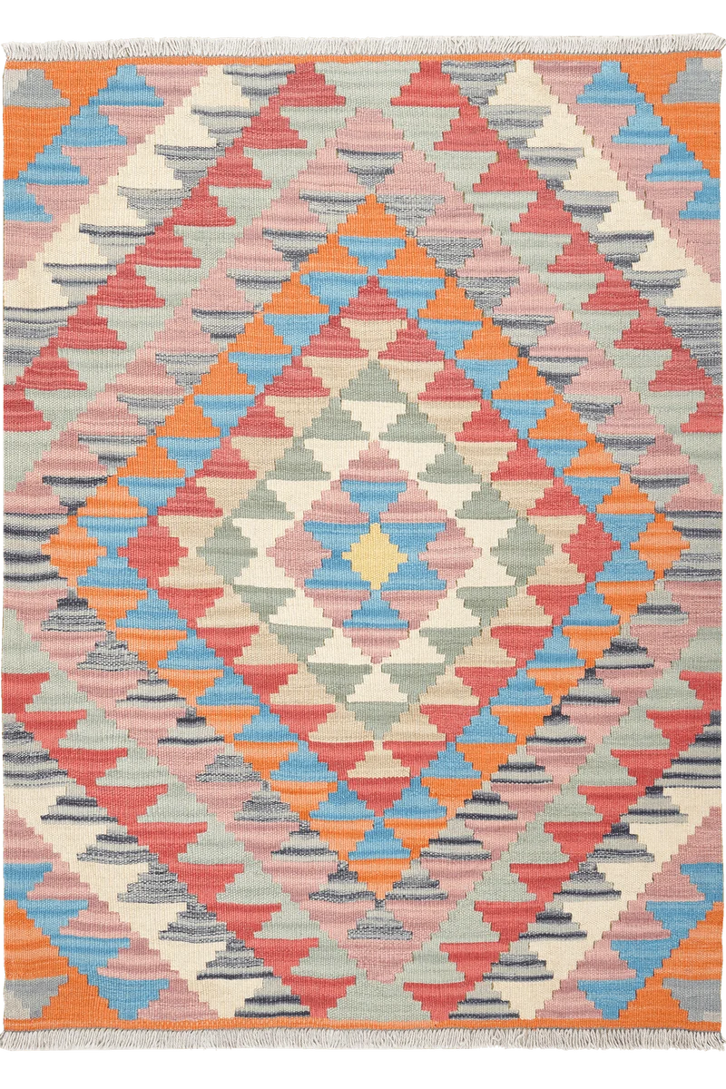 Kelim Gashgai · Handgewebt – Bunt, 147x105 cm