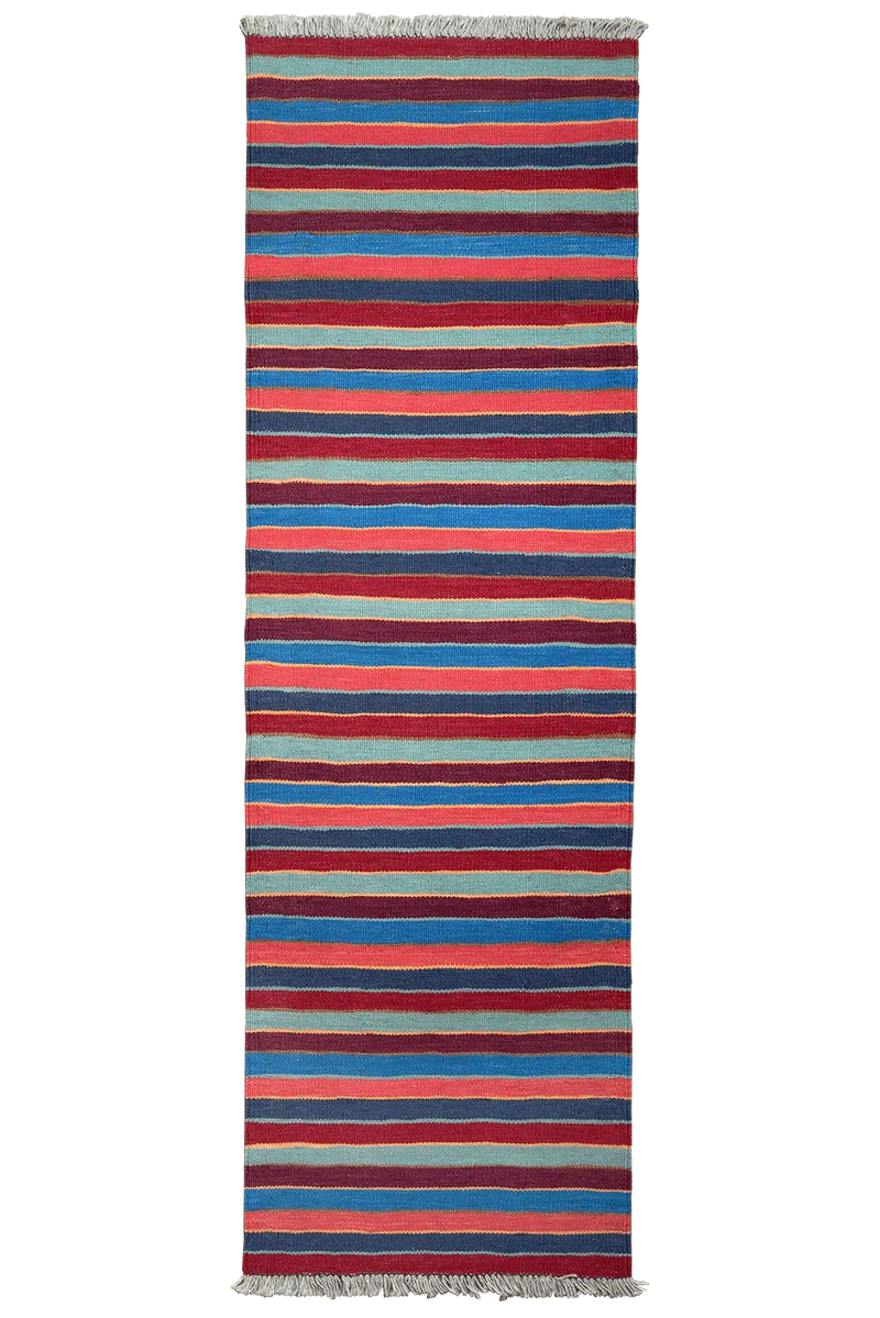 Kelim Gashgai · Handgewebt – Bunt, 199x60 cm