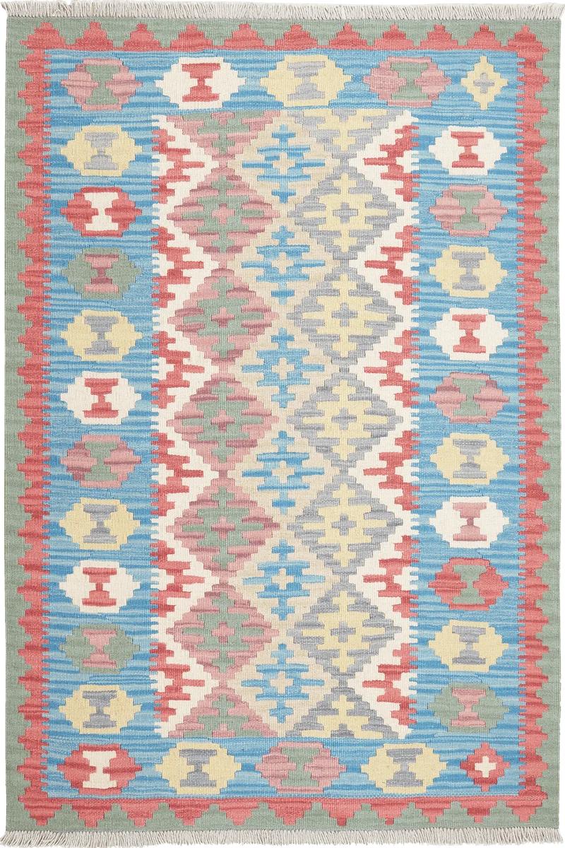 Kelim Gashgai · Handgewebt – Beige, 157x105 cm
