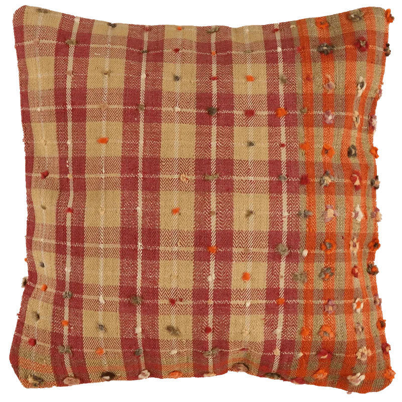 Kelim Kissen · Handgefertigt – Bunt, 65x65 cm