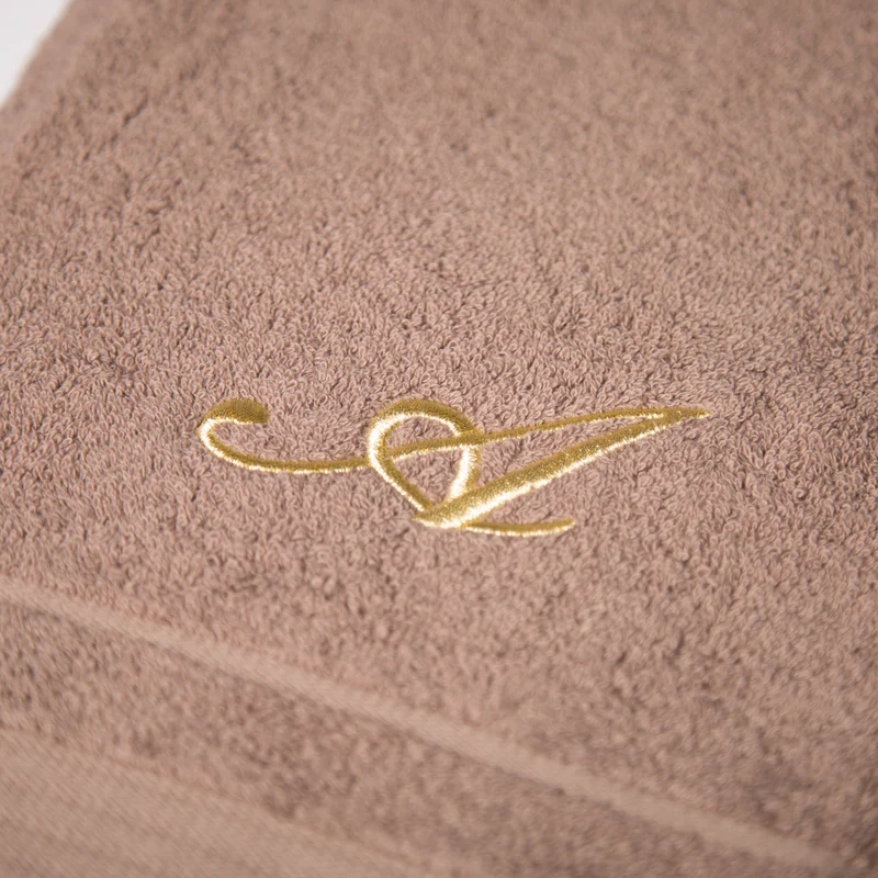 Telo Bagno ricamata in Cotone 450 gr/mq