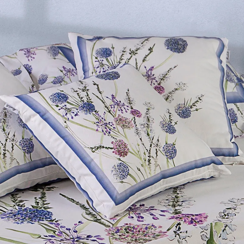 Cuscino arredo blue carrefleur Floreale in Cotone