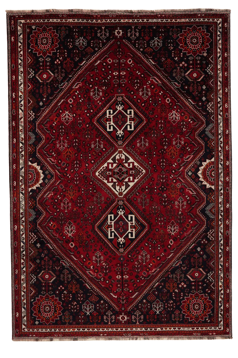 Gashgai · Handgeknüpft – Rot, 321x221 cm