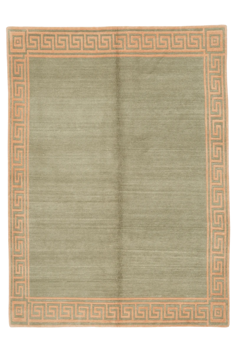 Nepal · Handgeknüpft – Grün, 202x150 cm