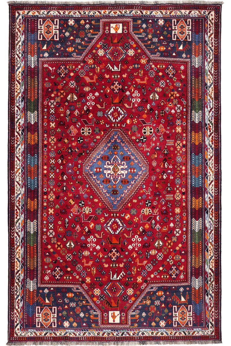 Gashgai · Handgeknüpft – Rot, 279x174 cm