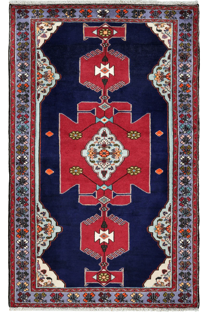 Tarom · Handgeknüpft – Blau, 199x125 cm