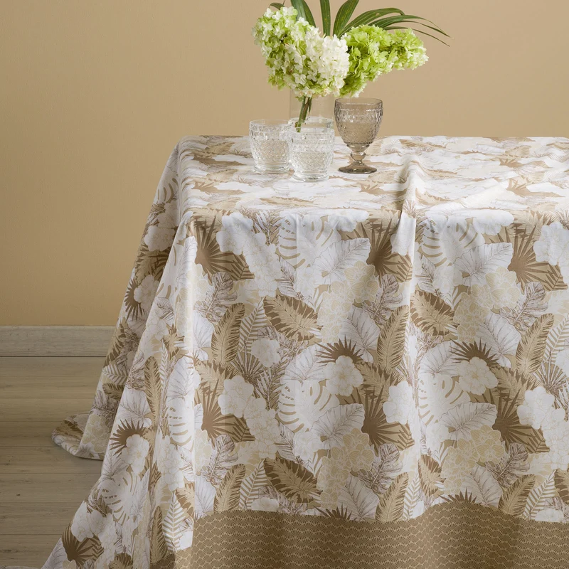 Telo arredo Copridivano Grandecor orchidea Moderno in Cotone