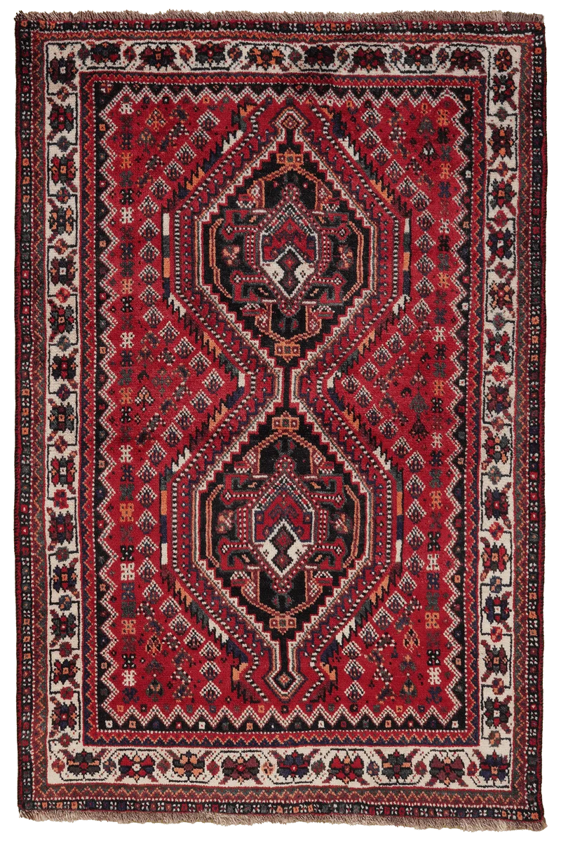 Shiraz · Handgeknüpft – Rot, 162x108 cm