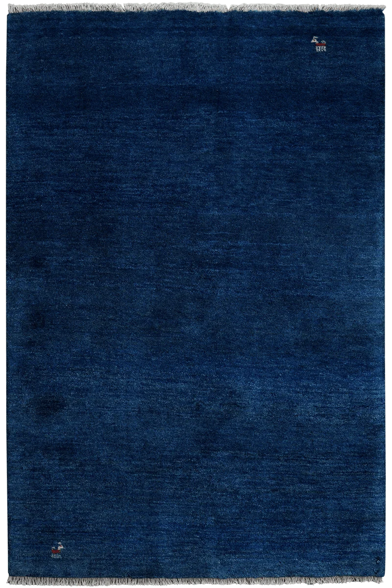 Gabbeh · Handgeknüpft – Blau, 185x123 cm