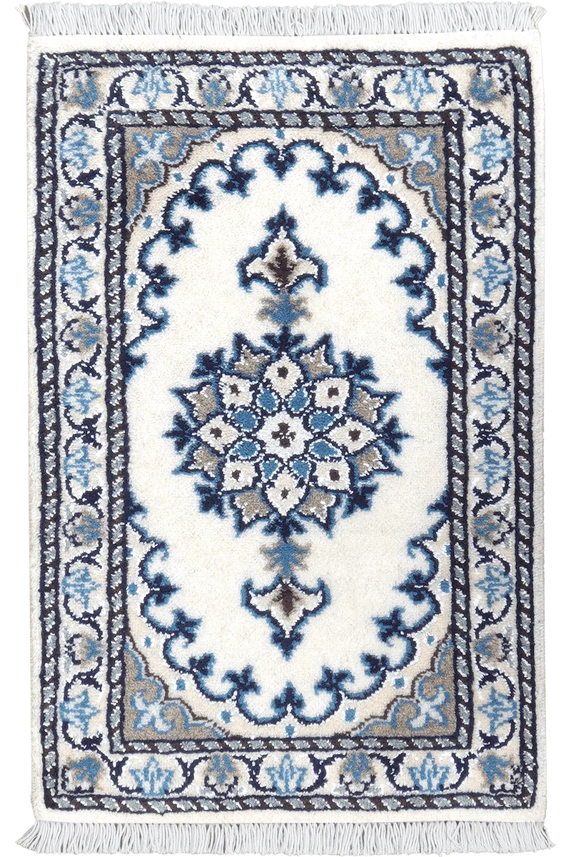 Nain 12La · Handgeknüpft – Beige, 65x40 cm