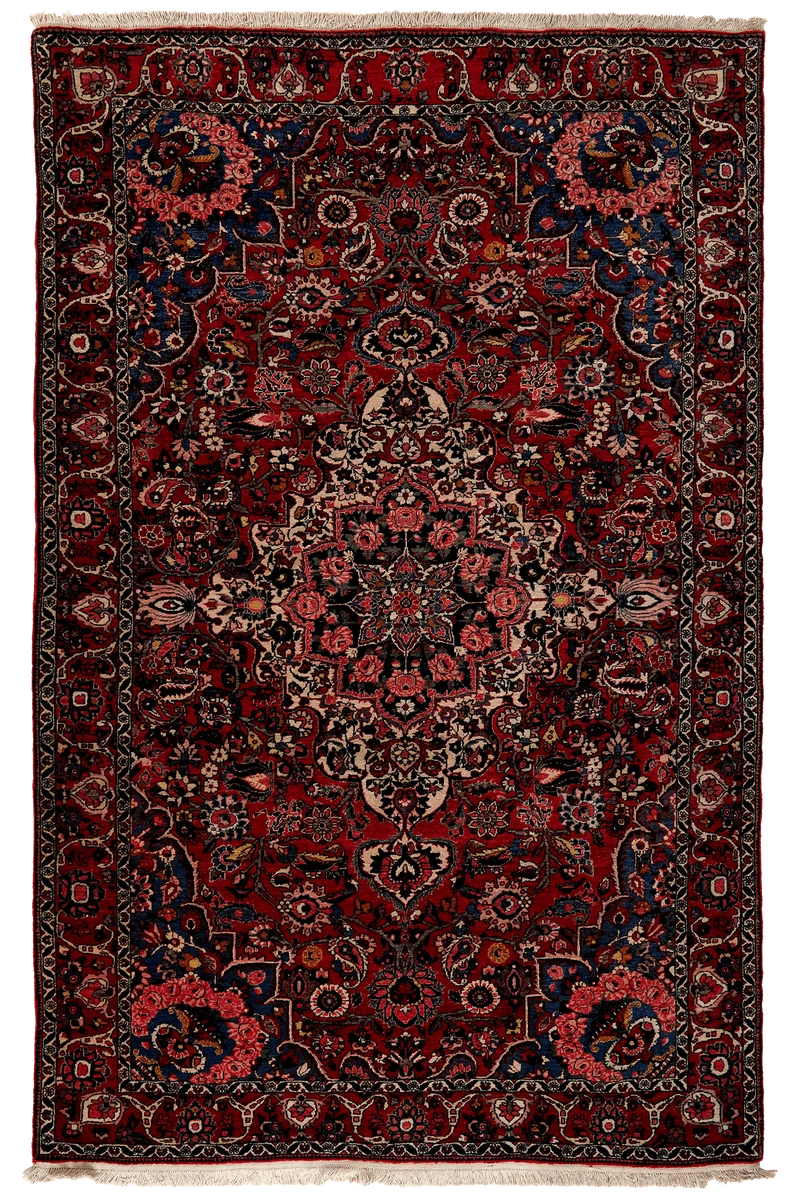 Bakhtiar · Handgeknüpft – Rot, 226x144 cm