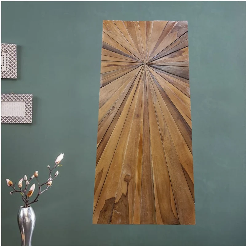 Wand-Deko-Objekt LATO recycled Teak 100x45cm