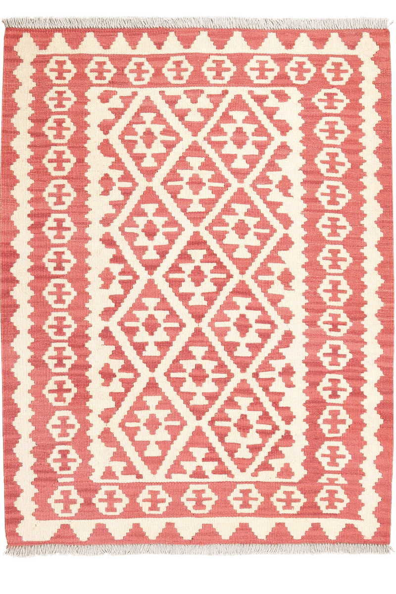Kelim Gashgai · Handgewebt – Beige, 145x108 cm