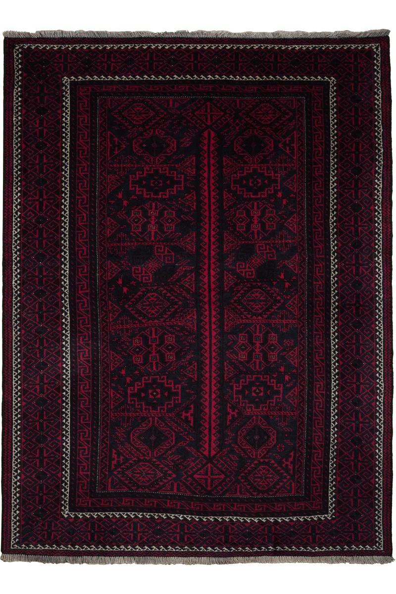 Belutch · Handgeknüpft – Rot, 185x137 cm
