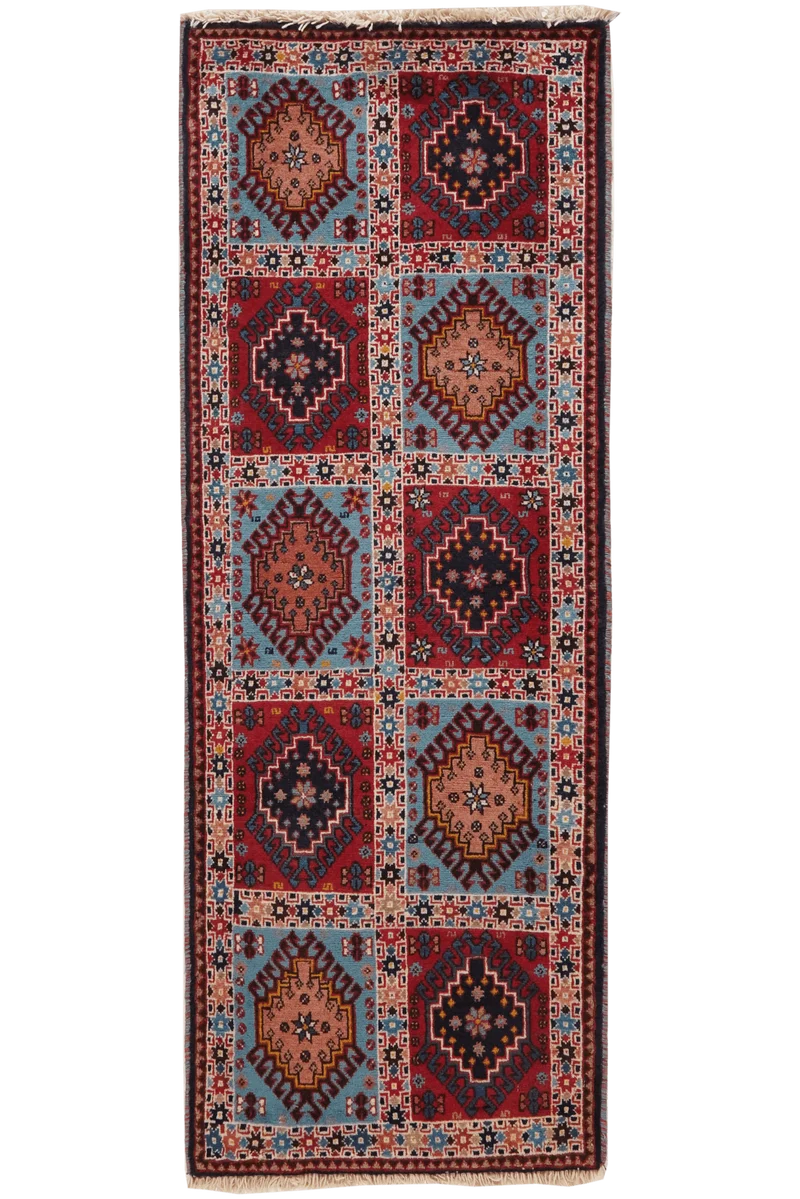 Yalameh · Handgeknüpft – Bunt, 153x57 cm