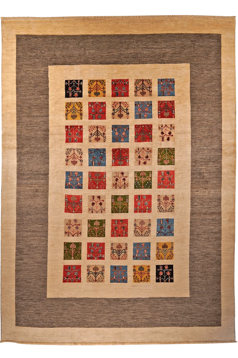 Rizbaf · Handgeknüpft – Beige, 399x296 cm