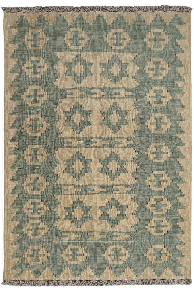 Kelim Gashgai · Handgewebt – Beige, 145x100 cm