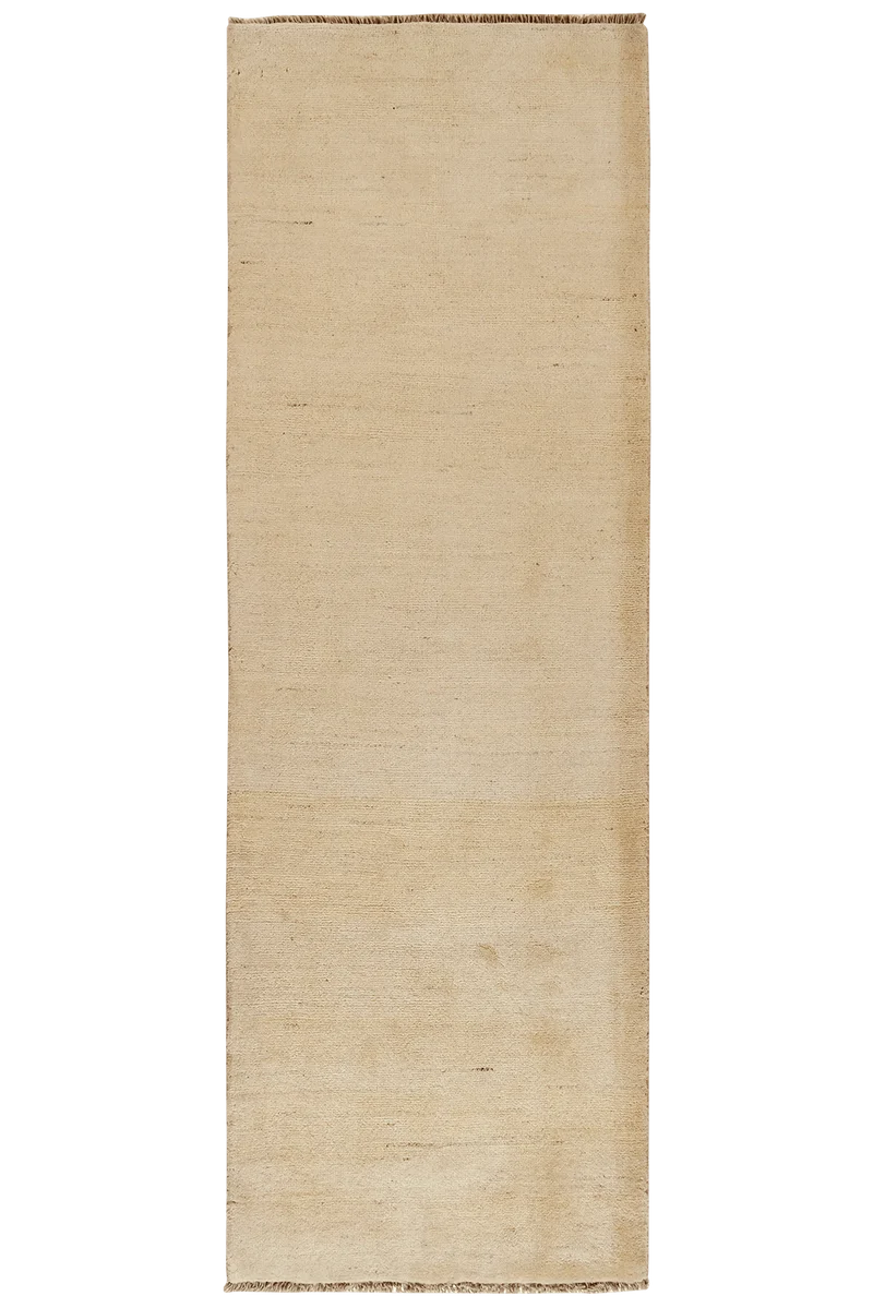 Gabbeh · Handgeknüpft – Beige, 262x87 cm
