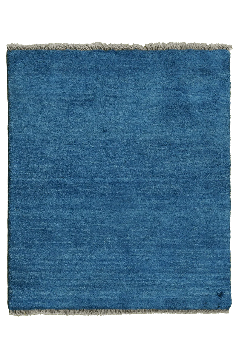 Gabbeh · Handgeknüpft – Blau, 86x74 cm