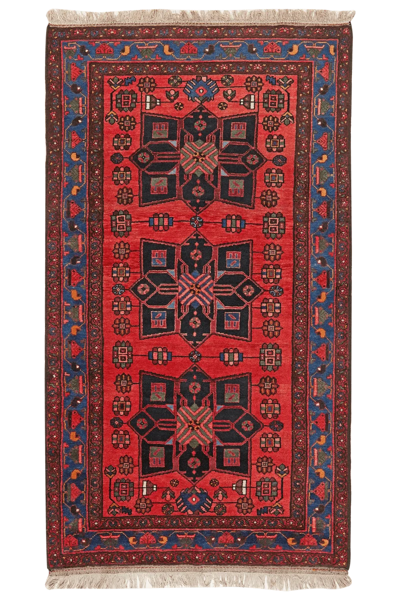 Garaghan · Handgeknüpft – Rot, 205x120 cm