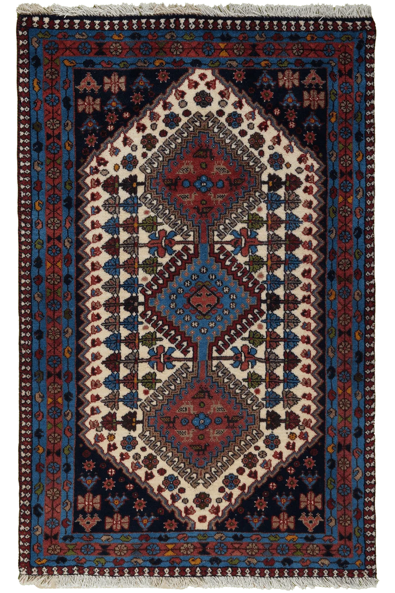 Yalameh · Handgeknüpft – Beige, 127x81 cm