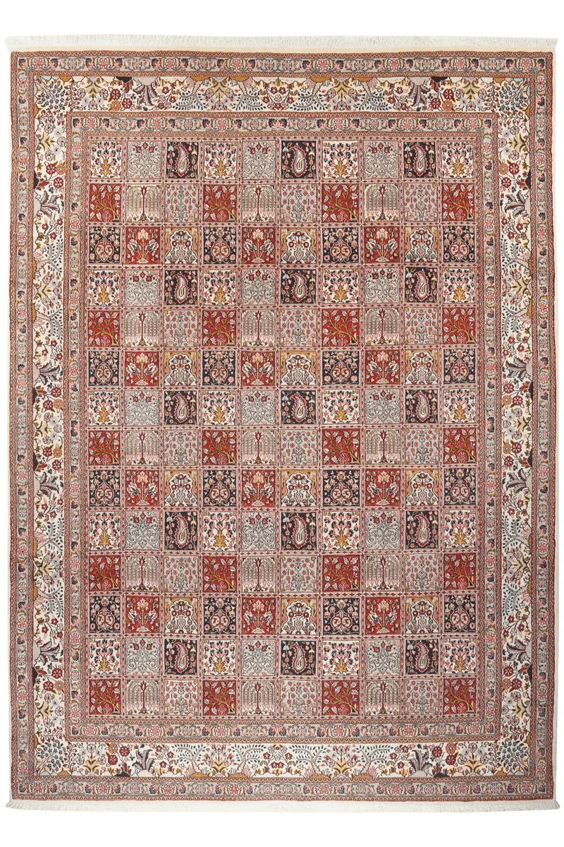 Moud Felder · Handgeknüpft – Bunt, 336x246 cm