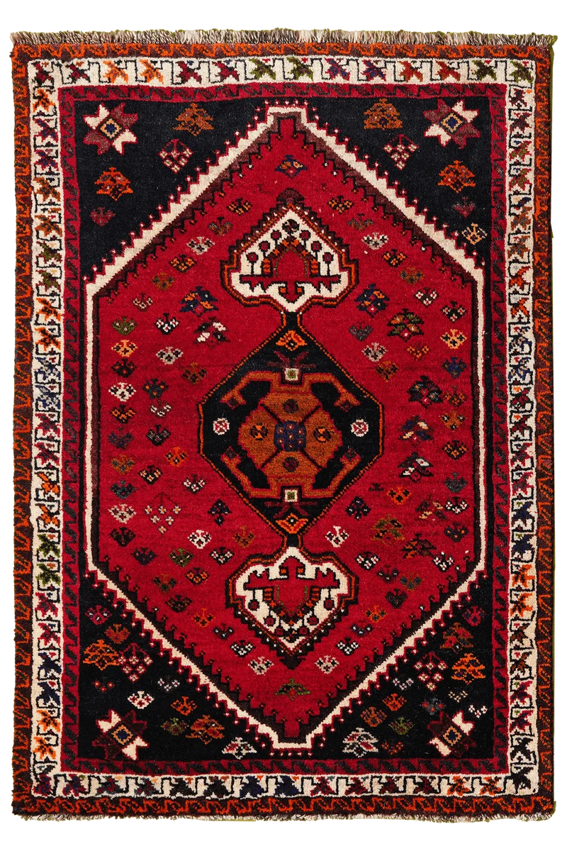 Gashgai · Handgeknüpft – Rot, 122x86 cm