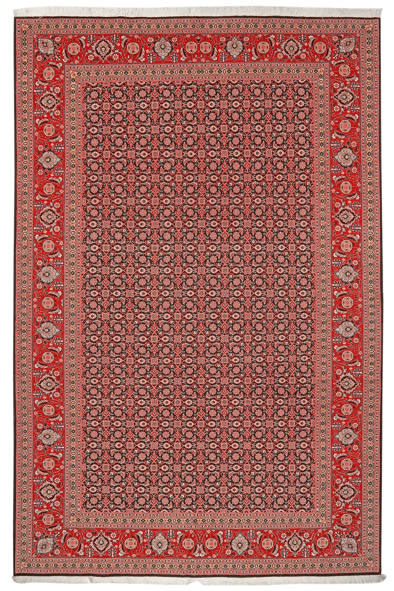 Tabriz 50 Raj · Handgeknüpft – Blau, 300x198 cm