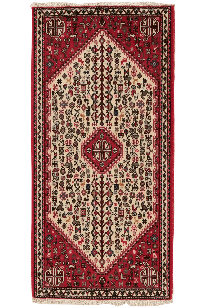 Abadeh · Handgeknüpft – Beige, 150x72 cm