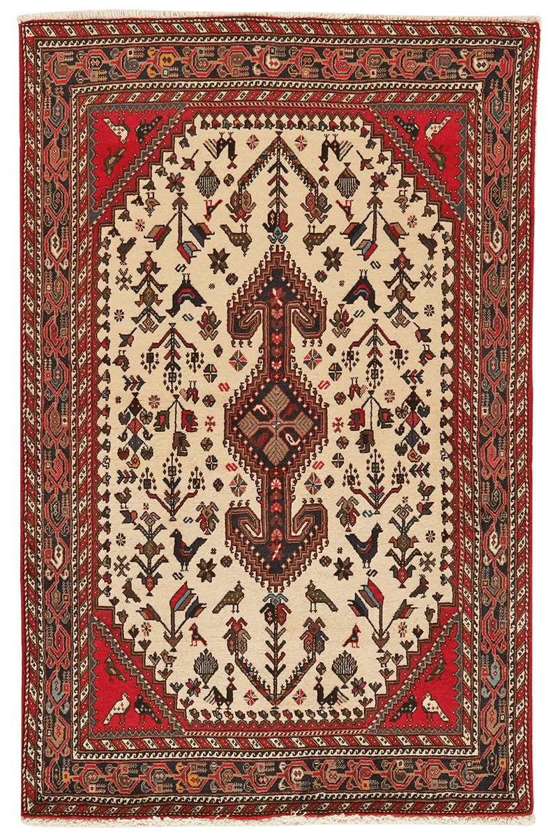 Nasrabad · Handgeknüpft – Beige, 150x97 cm