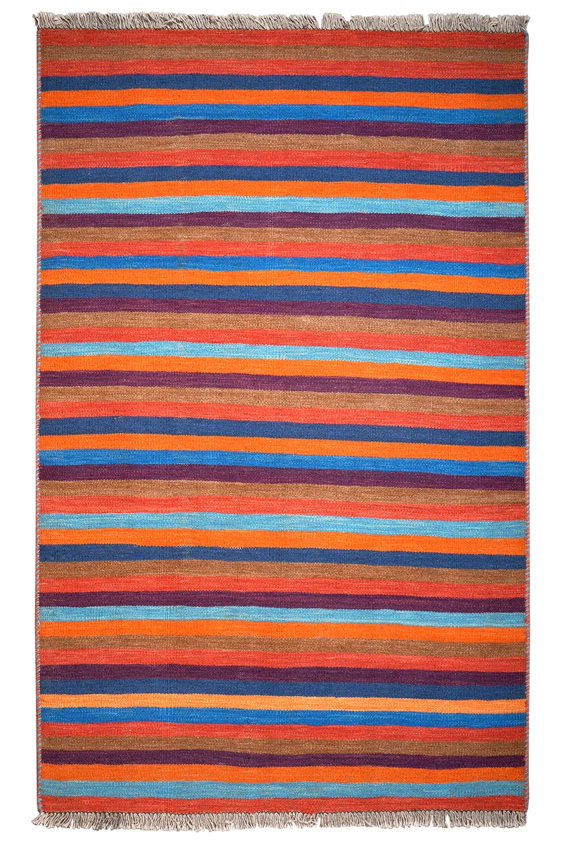 Kelim Gashgai · Handgewebt – Bunt, 184x116 cm