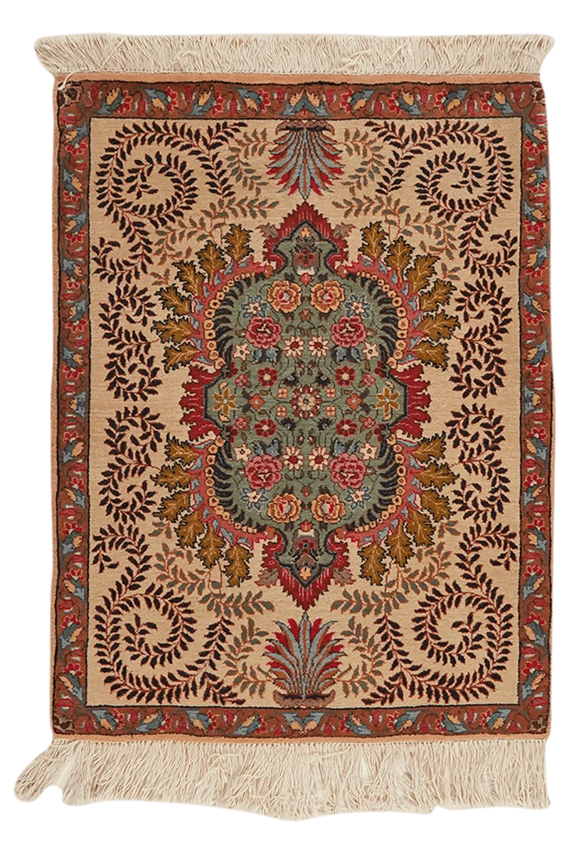 Tabriz Old · Handgeknüpft – Beige, 81x63 cm