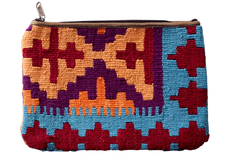 Kelim Bag · Handgefertigt – Bunt, 36x26 cm