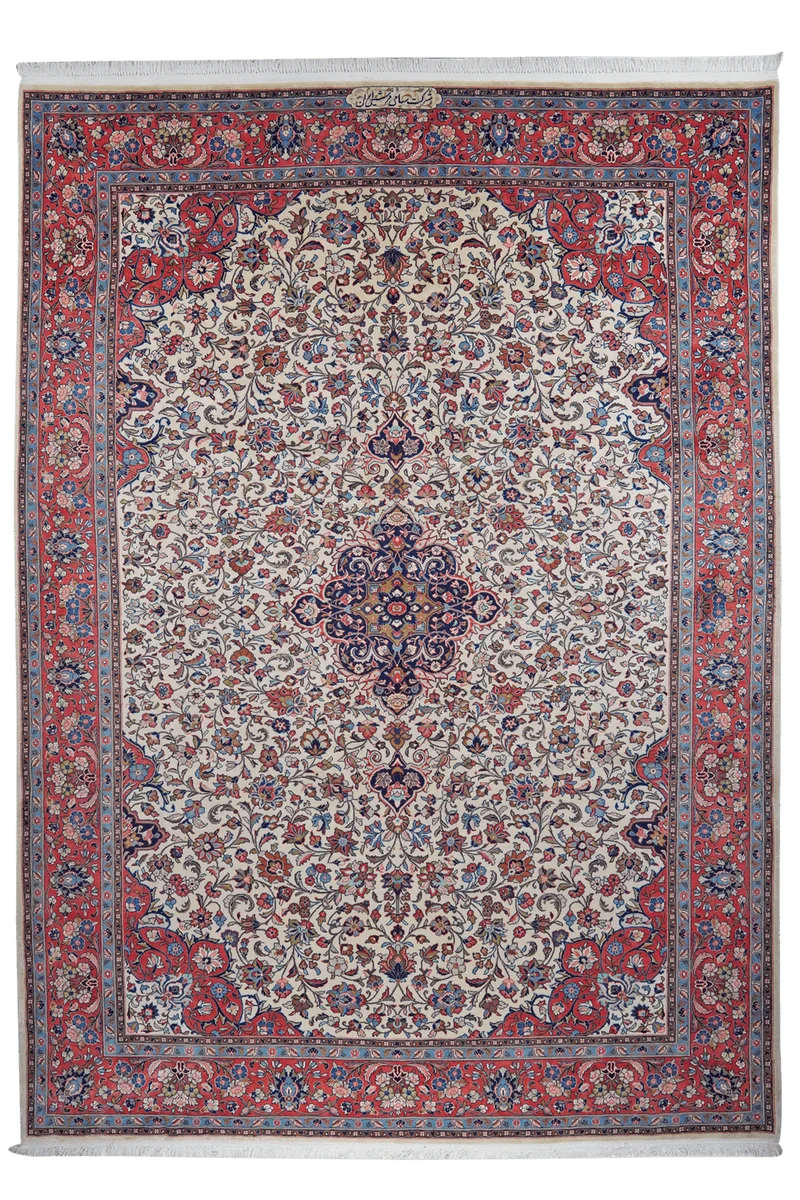 Sarough · Handgeknüpft – Beige, 385x274 cm