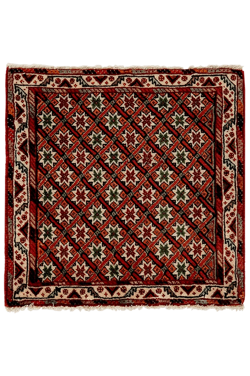 Gashgai · Handgeknüpft – Bunt, 56x57 cm