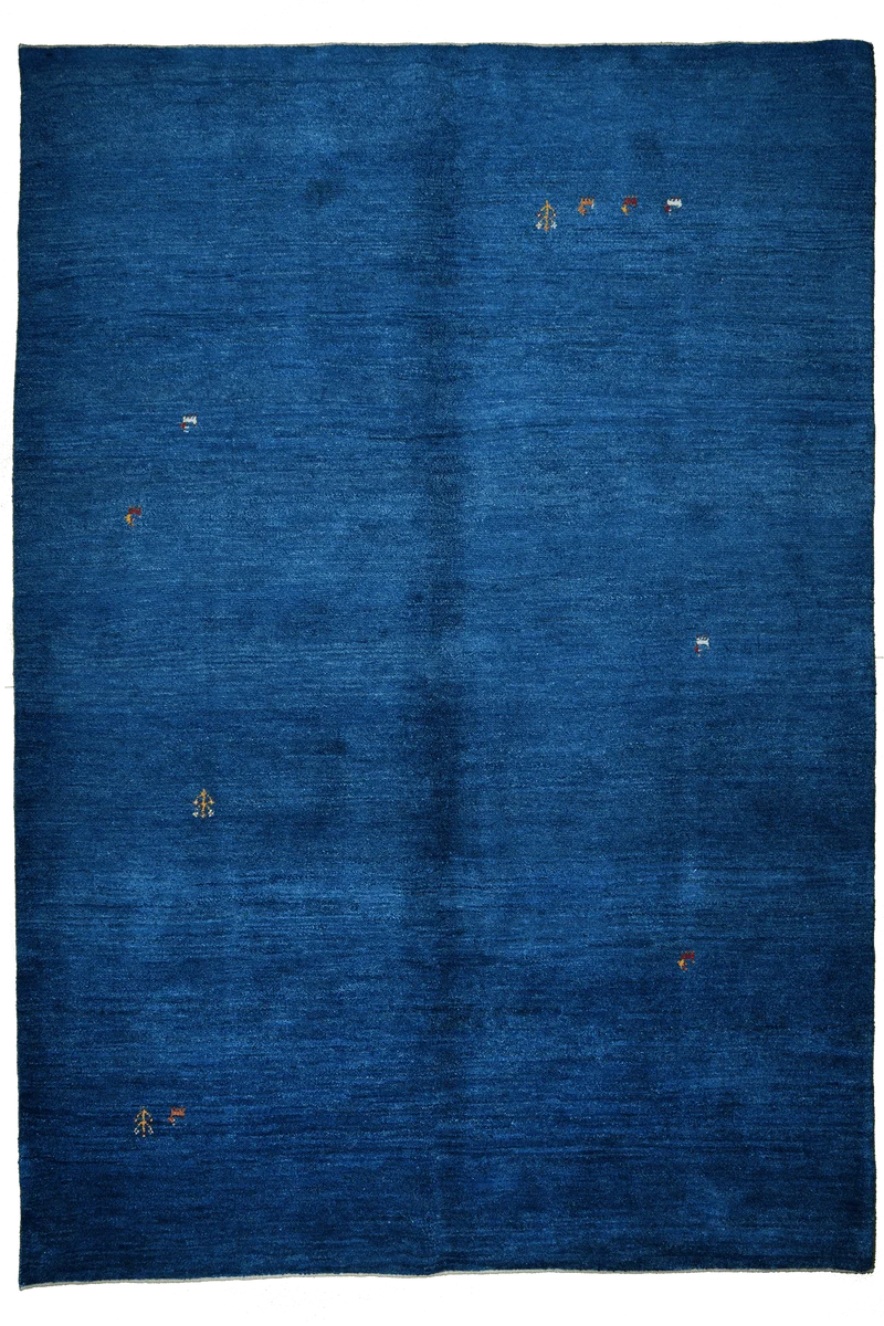 Gabbeh · Handgeknüpft – Blau, 295x205 cm