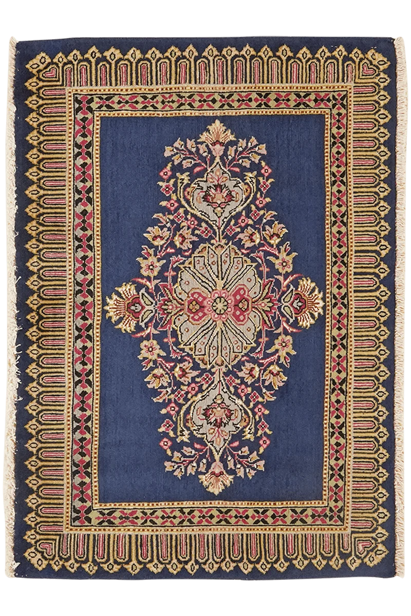 Kashmar · Handgeknüpft – Blau, 63x90 cm