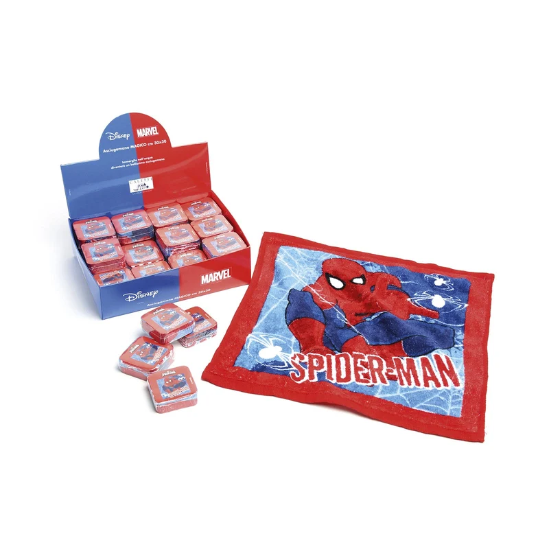 Asciugamano lavette spiderman in Cotone 300 gr/mq
