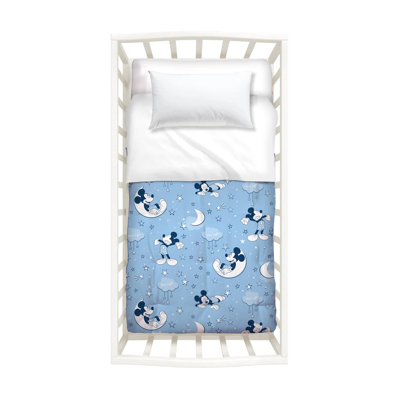 Trapunta con Paracolpi mickey notte di stelle in Cotone 300 gr/mq