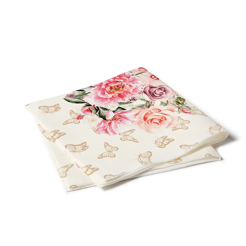 Set 2 Tovaglioli bouquet Floreale in Cotone
