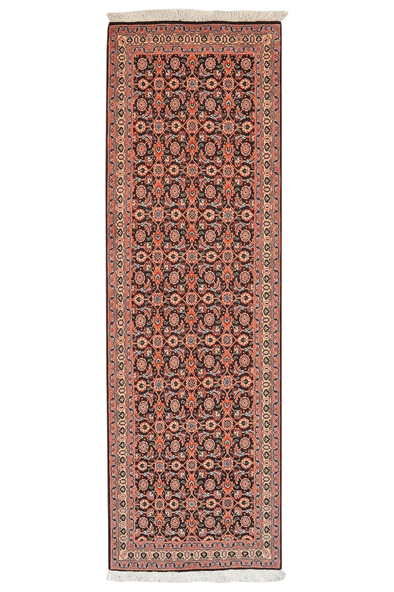 Tabriz 50 Raj · Handgeknüpft – Blau, 200x65 cm