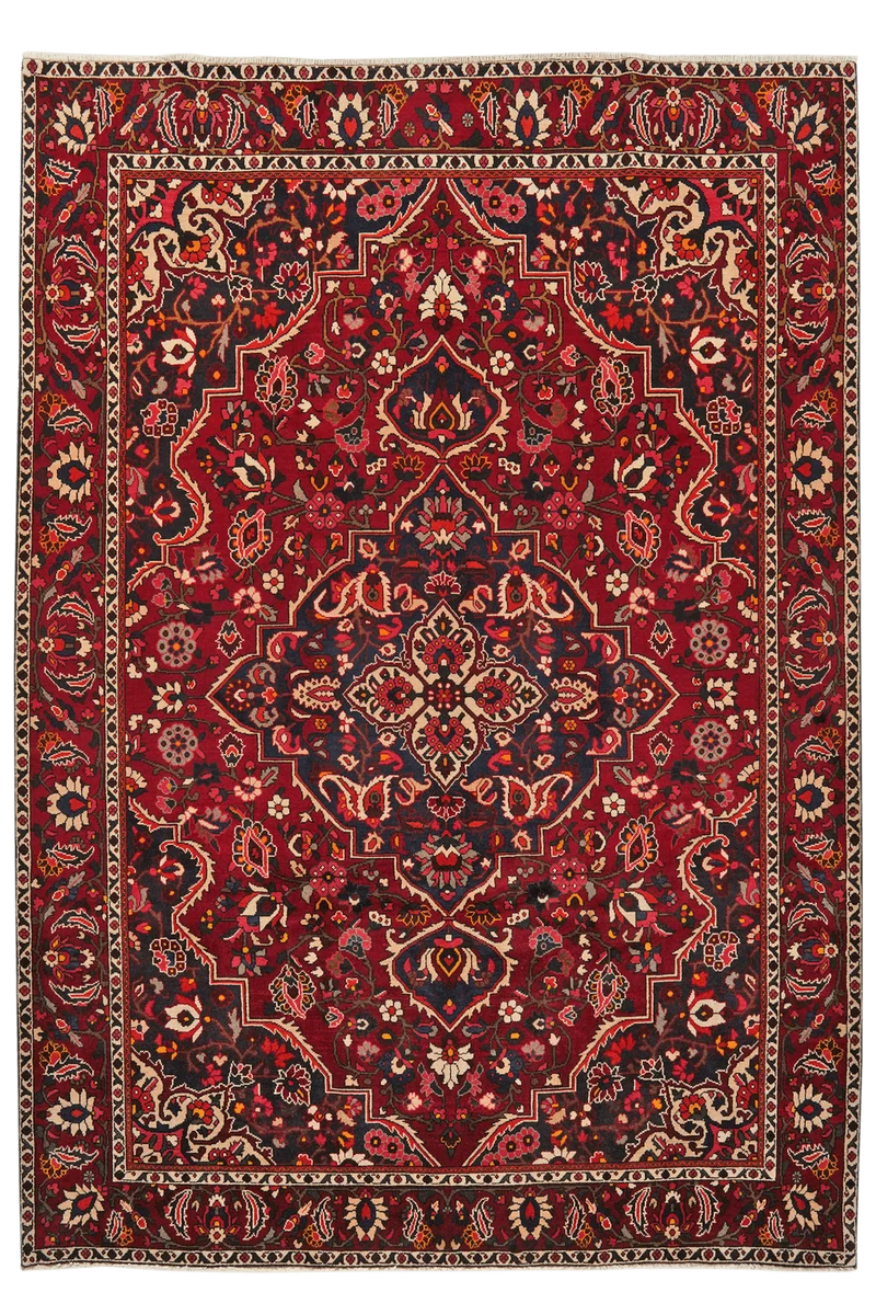 Bakhtiar · Handgeknüpft – Rot, 296x206 cm