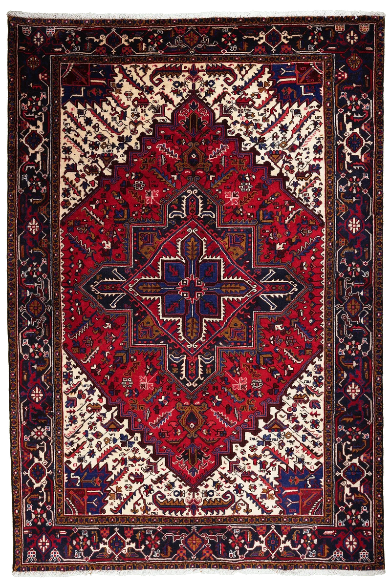 Mehrewan · Handgeknüpft – Rot, 302x204 cm