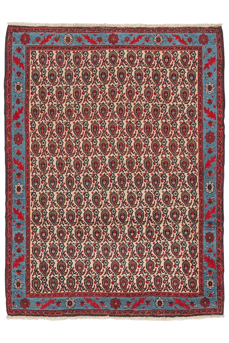 Senneh · Handgeknüpft – Beige, 168x123 cm
