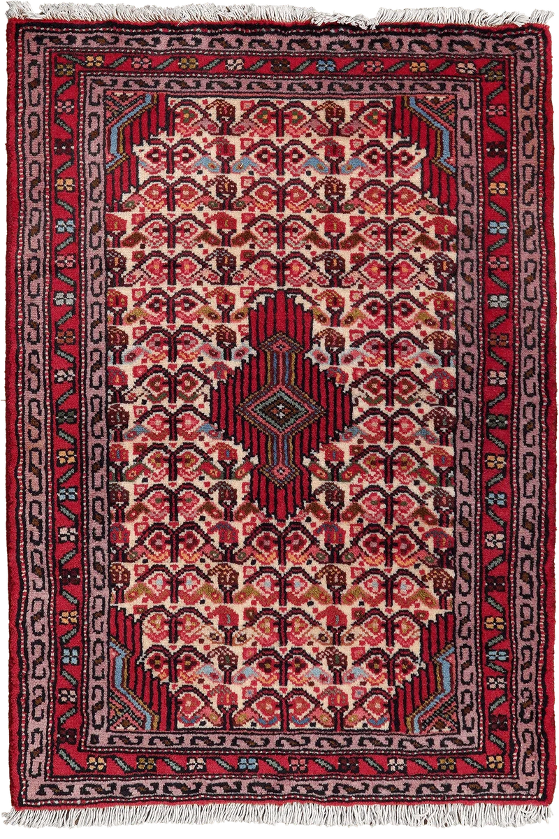 Assadabad · Handgeknüpft – Beige, 95x65 cm