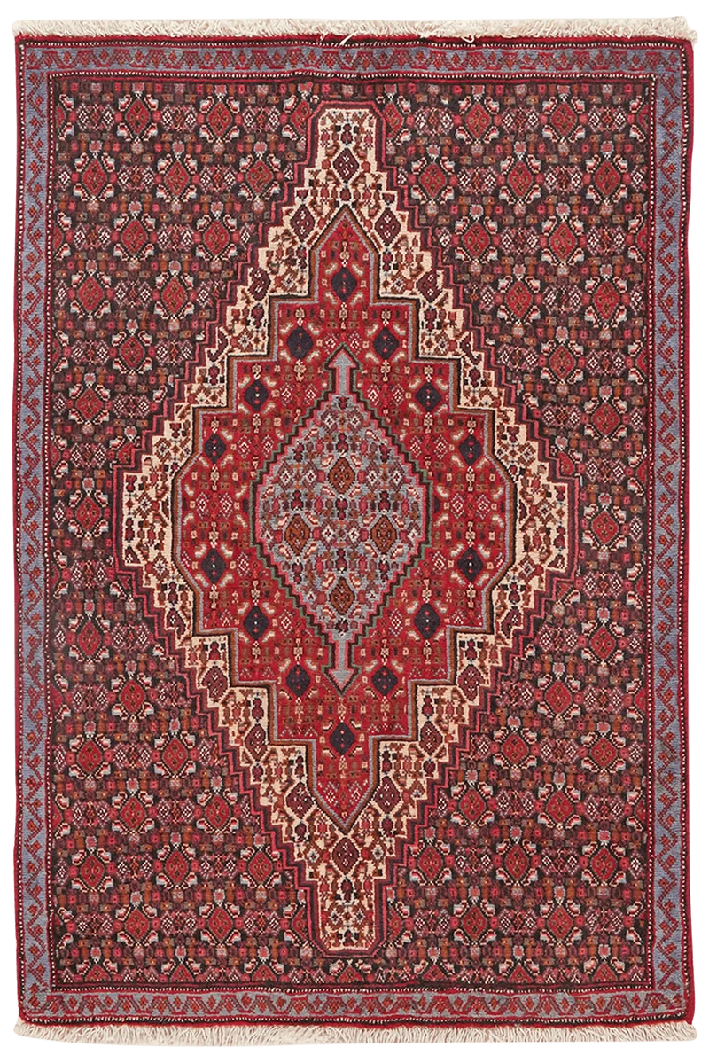 Senneh · Handgeknüpft – Beige, 114x78 cm