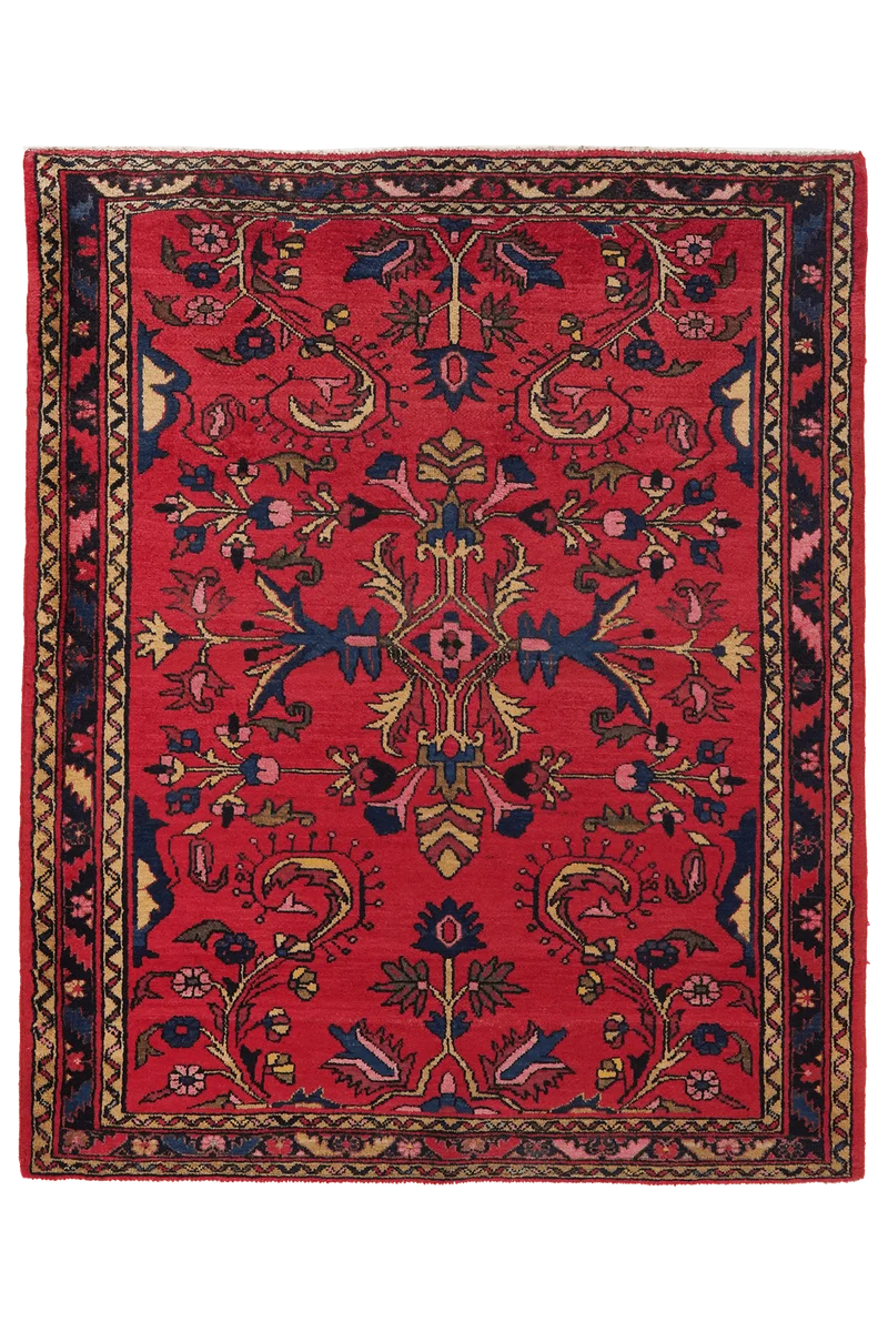 Armanibaf · Handgeknüpft – Rot, 139x112 cm