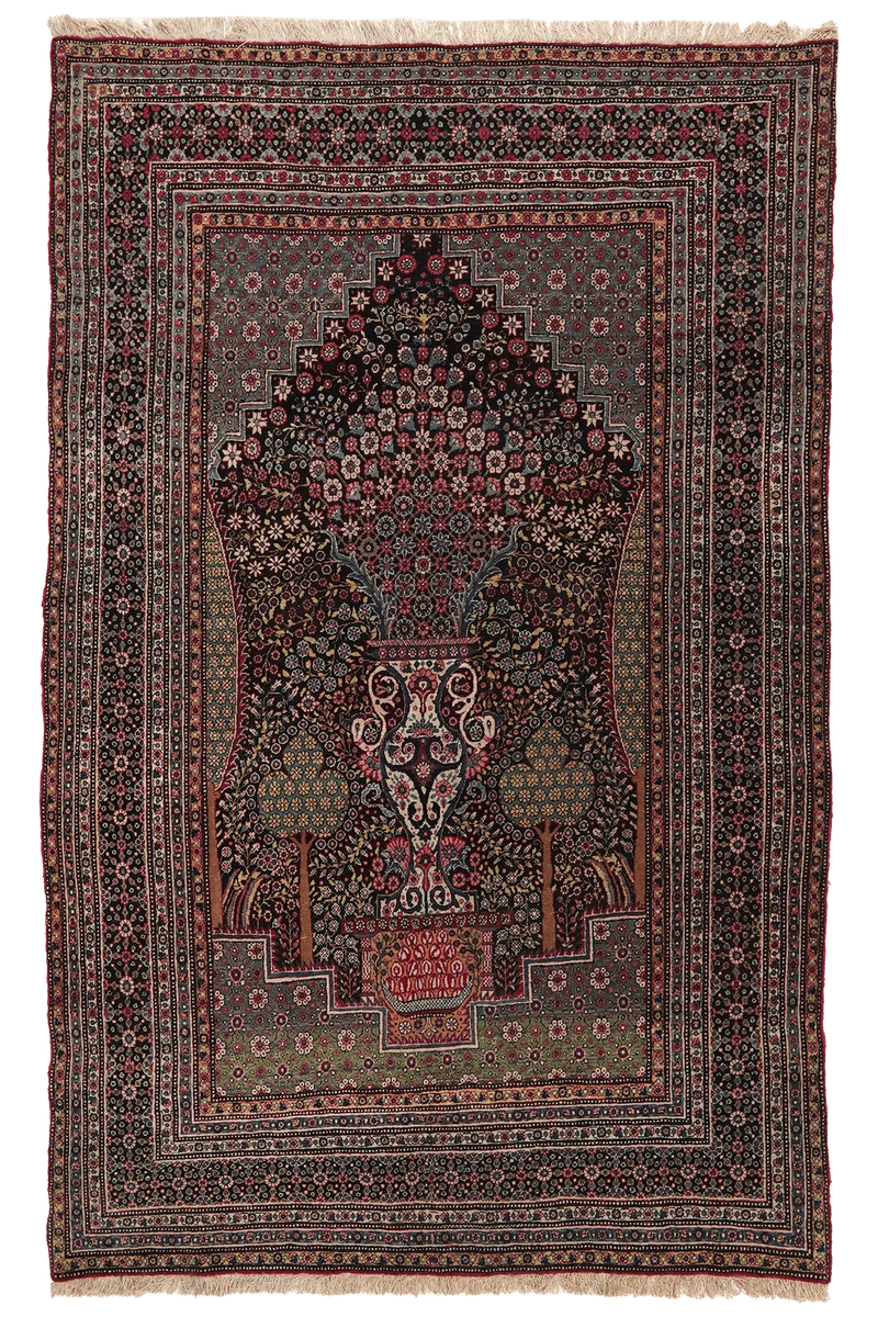 Teheran · Handgeknüpft – Blau, 212x133 cm
